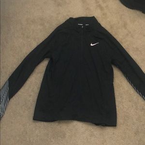 Black Nike quarter-zip